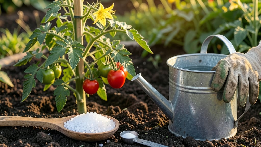 How Much Epsom Salts for Tomato Plants: Dosage Chart by Growth Stage