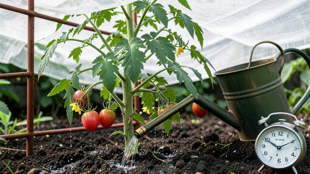 Best Time to Water Tomato Plants in Hot Weather: Early Morning Cool-Down Tricks