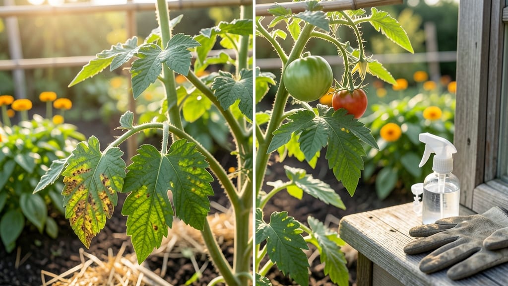 Spotted Leaves on Tomato Plants: Fungal Blight Rescue With Copper Spray Fix