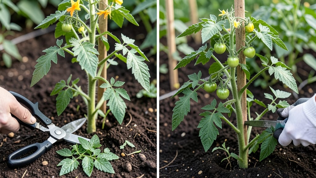 Trim Tomato Plants Leaves: Precision Pruning for Bigger Harvests