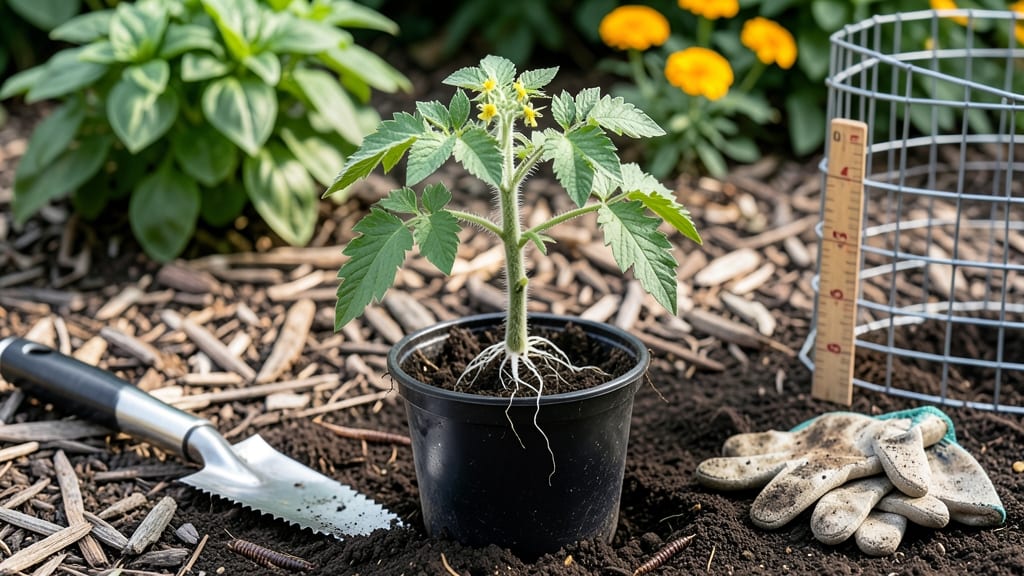 How Deep to Bury Tomato Plants: Soil Depth Secrets for Stronger Roots