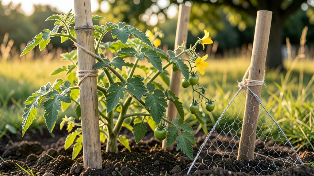 Cheap Tomato Trellis: DIY Space-Saving Garden Support Under $10