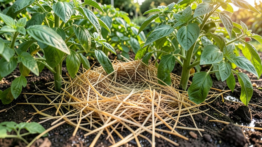 Mulching with Straw for Soil Health