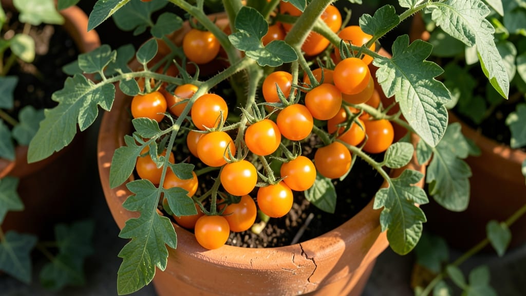 Orange Tomatoes for Container Gardens