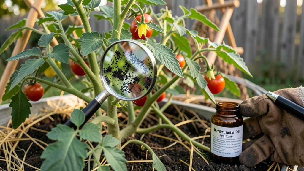 Tiny Black Spots on Tomato Stems: Aphid Infestation Fix in 3 Steps