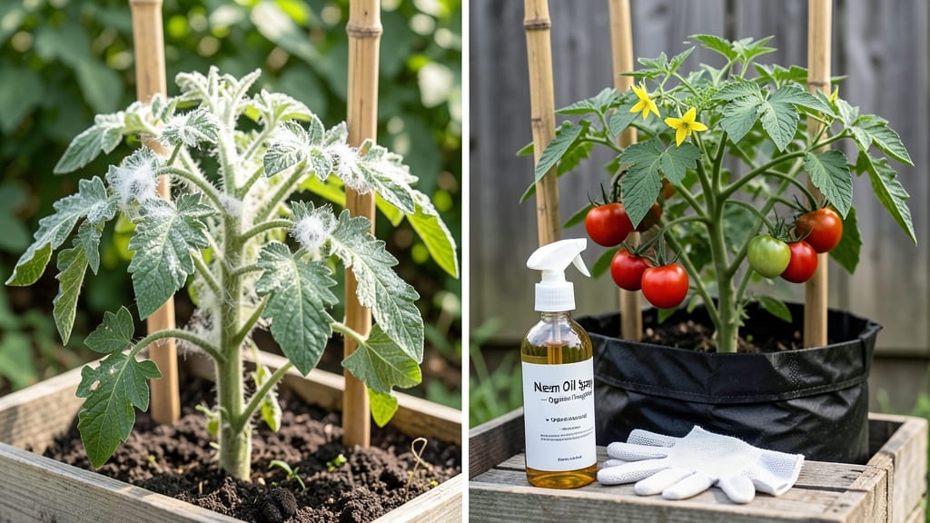 White Fuzz On Tomato Plants: Powdery Mildew Cure in 3 Days