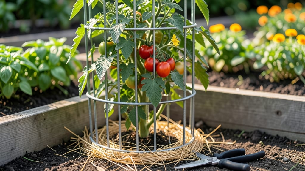 Tomato Cage Guide for Roma Tomatoes: Sturdy Supports for Heavy Fruit Loads
