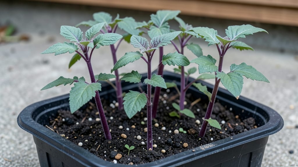 Purple Stemmed Tomato Seedlings: Vibrant Variety Guide for Towering Harvests