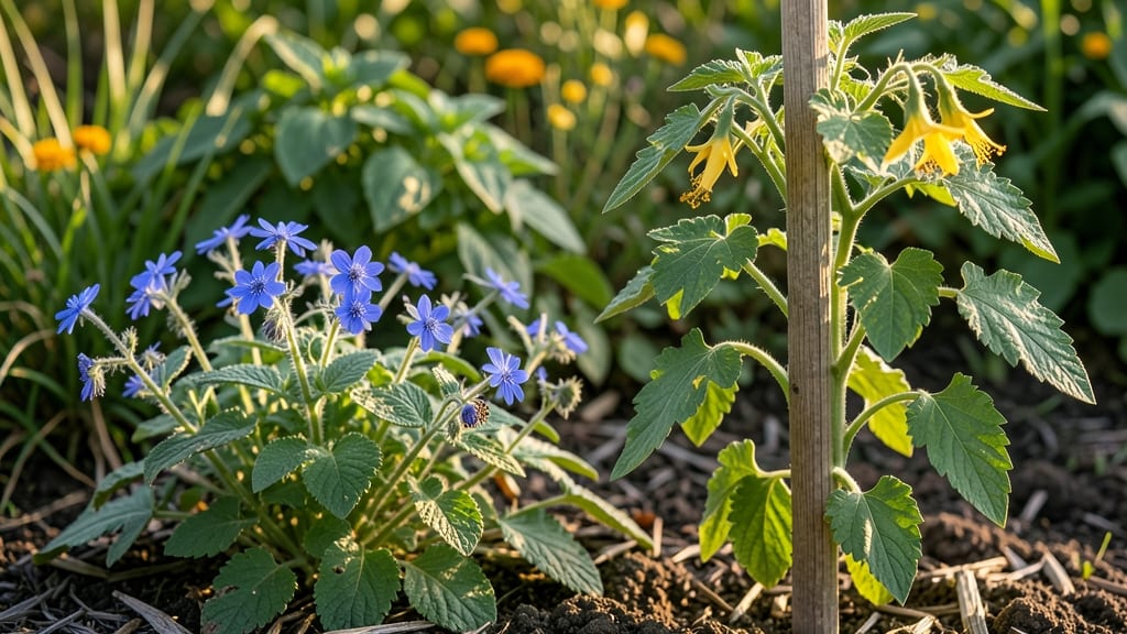 Borage and Tomato Plants: Pollinator-Powered Duo for Bountiful Harvests