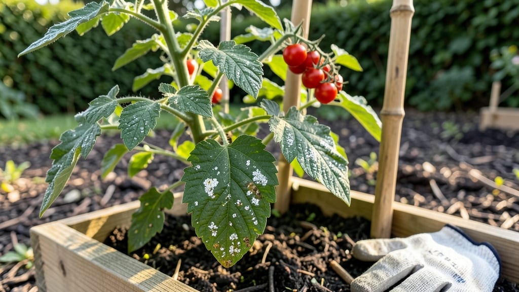 White Spots On Cherry Tomato Leaves: Powdery Mildew Cure With Baking Soda Spray