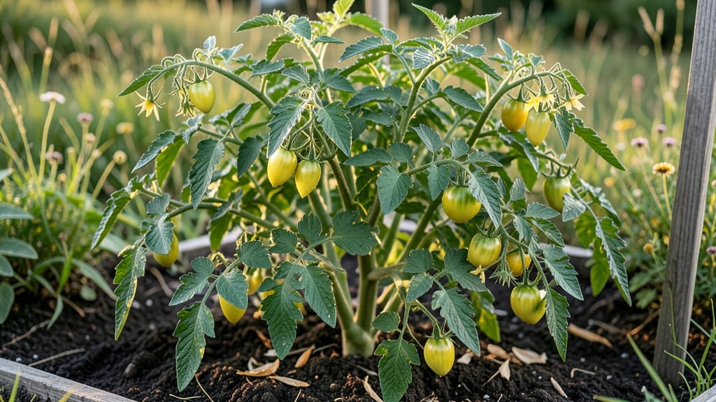 Yellow Pear Tomato Plant: Compact Variety Thrives in Small Spaces