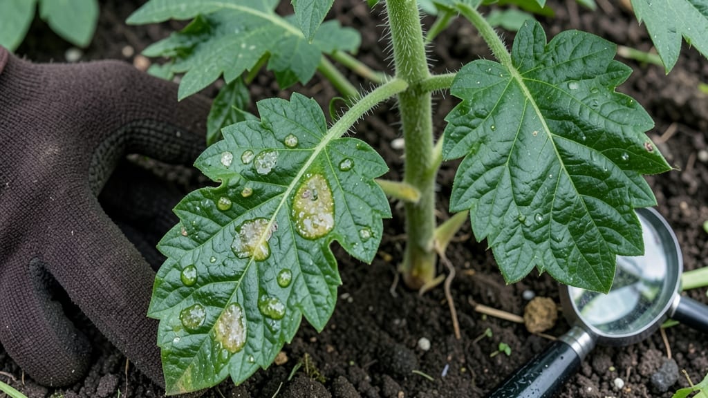 Clear Spots on Tomato Leaves: Neem Oil Spray That Stops Fungal Spread