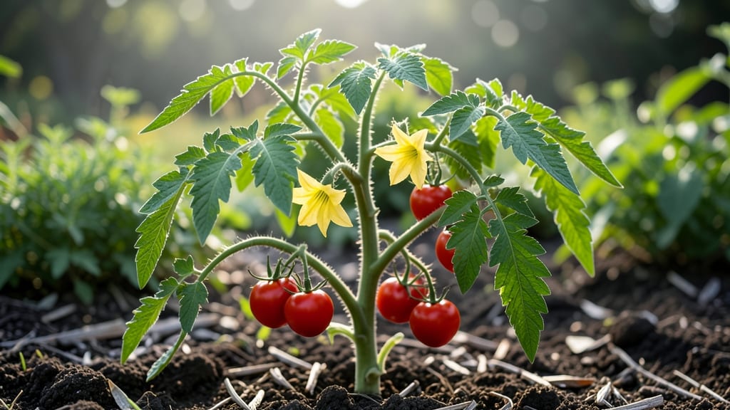 Tomato Plant Twist: Vertical Trellis Hack for Sky-High Harvests