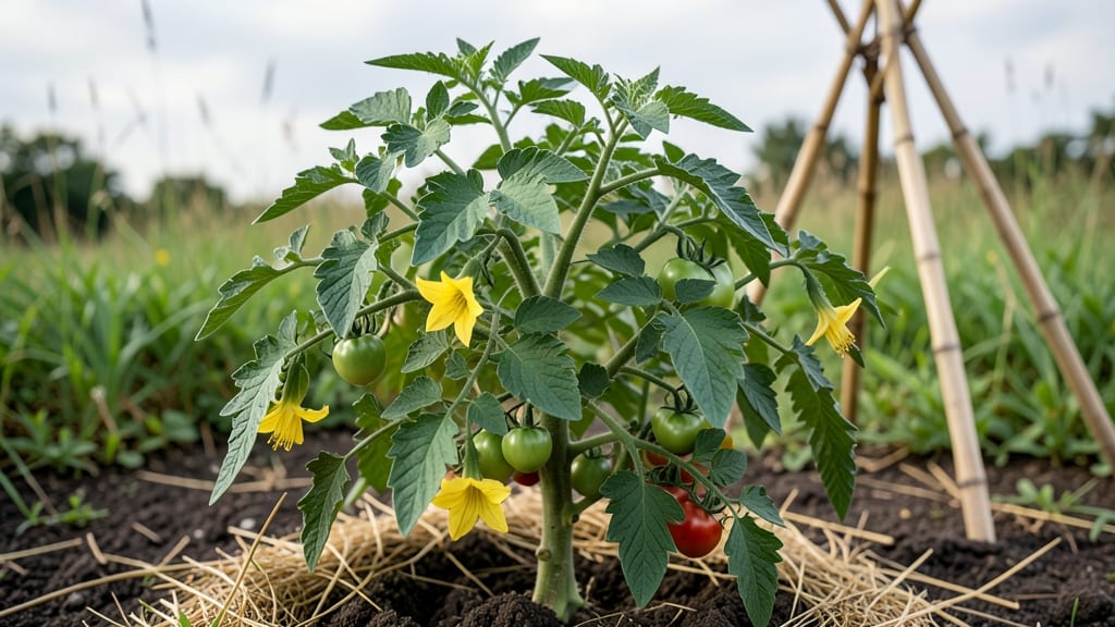 Tomato Plant Teepee: Sturdy Wire Frame for Heavy Harvests Without Crowding