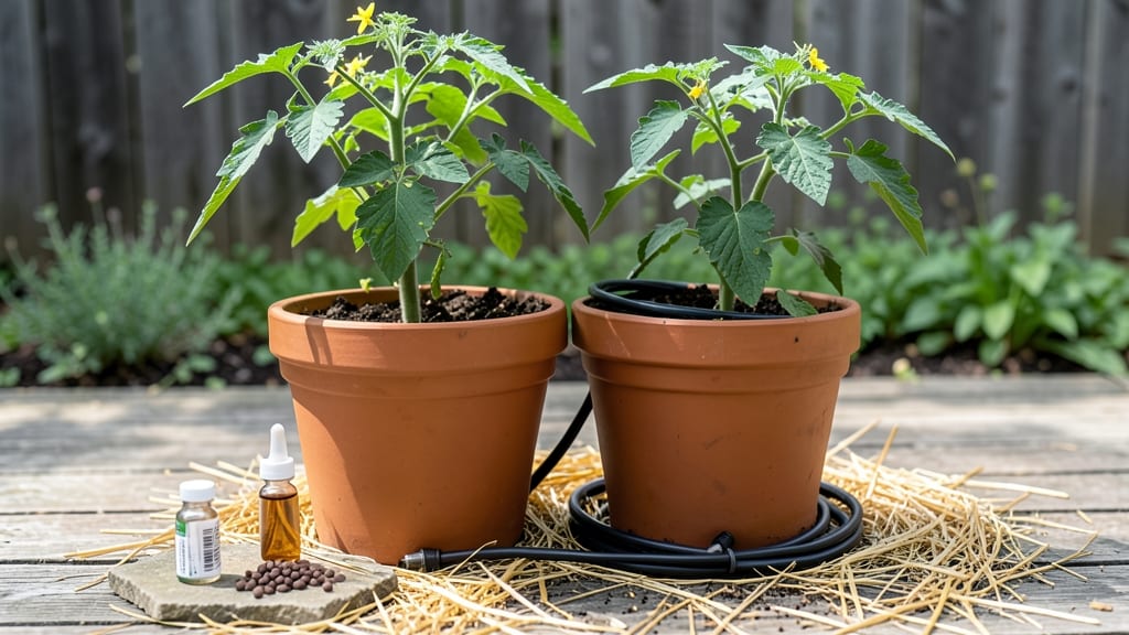 Two Tomato Plants in One Pot: Space-Saving Duo for Bountiful Harvests