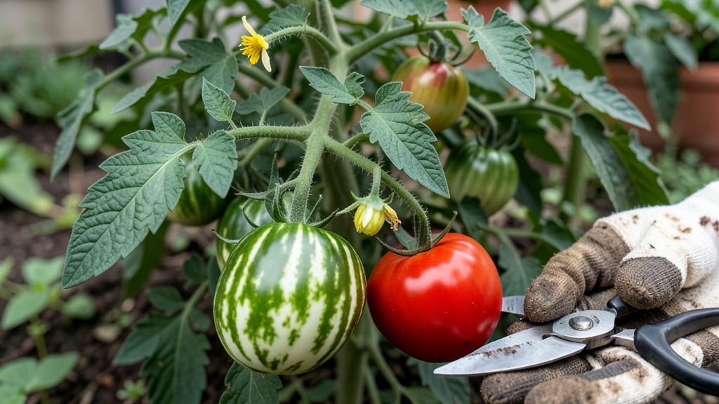 Green Zebra Tomato When to Pick: Color-Stage Triggers for Peak Flavor