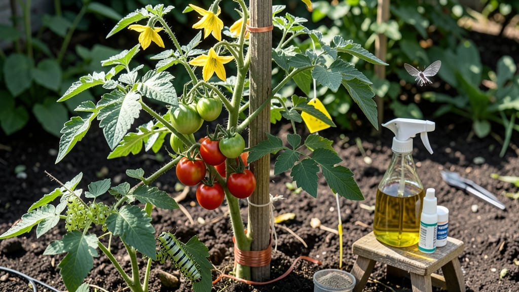 Tomato Pest Control: UV Light Trap Slashes Eggs by 90% Naturally