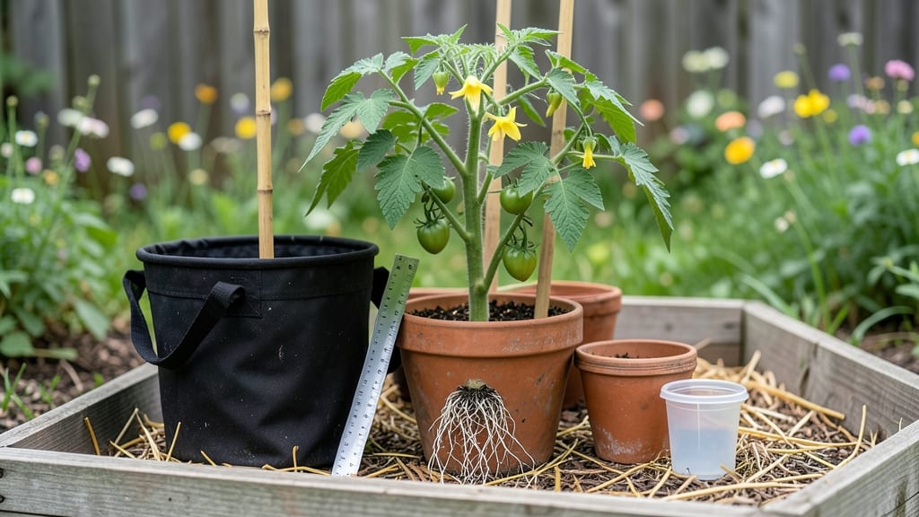 Minimum Size Pot for Tomato Plants: 5-Gallon Rule for Thriving Vines