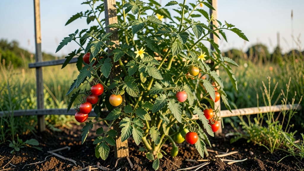 Full Grown Celebrity Tomato Plant: Pruning Secrets for Heavier Fruit Clusters