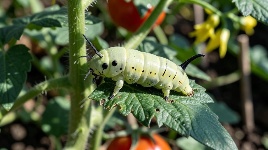 Caterpillar-Eating Tomato Plants: Organic Pest Defense Without Chemicals