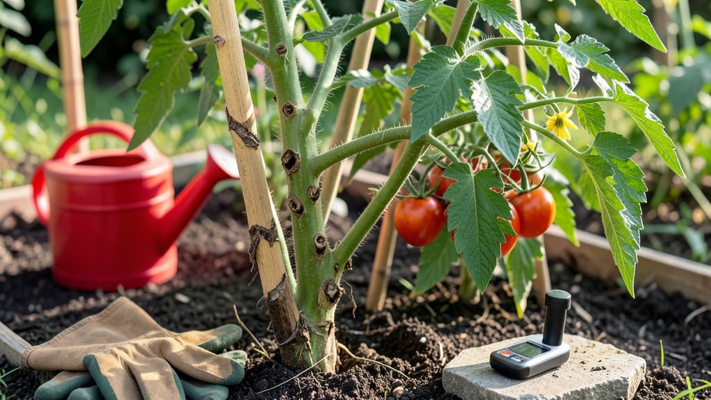 Brown Stems on Tomato Plants: Pruning Fix for Stronger Vines and Higher Yields