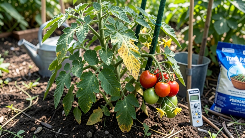 Why Is My Tomato Plant Turning Yellow: Diagnose and Fix 5 Common Causes