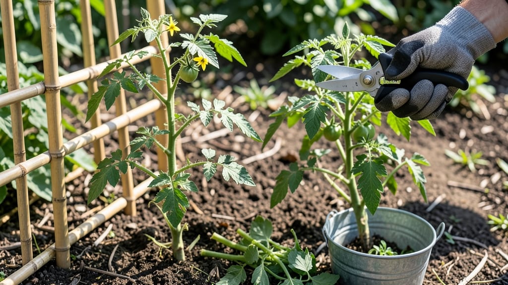 How to Keep Tomato Plants from Getting Too Tall: Prune for Bushier Growth and Bigger Fruit