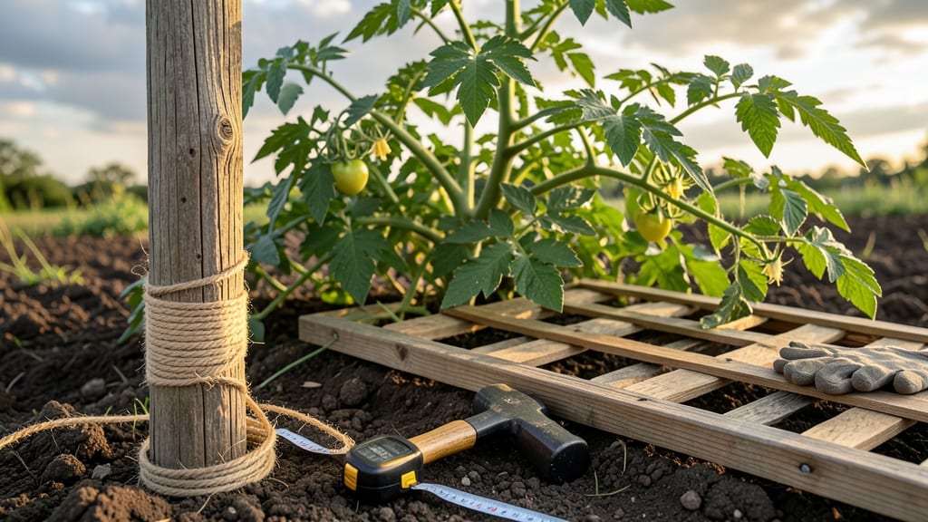 How to Build a Tomato Trellis: Sturdy Support for Heavy Harvests in Minutes