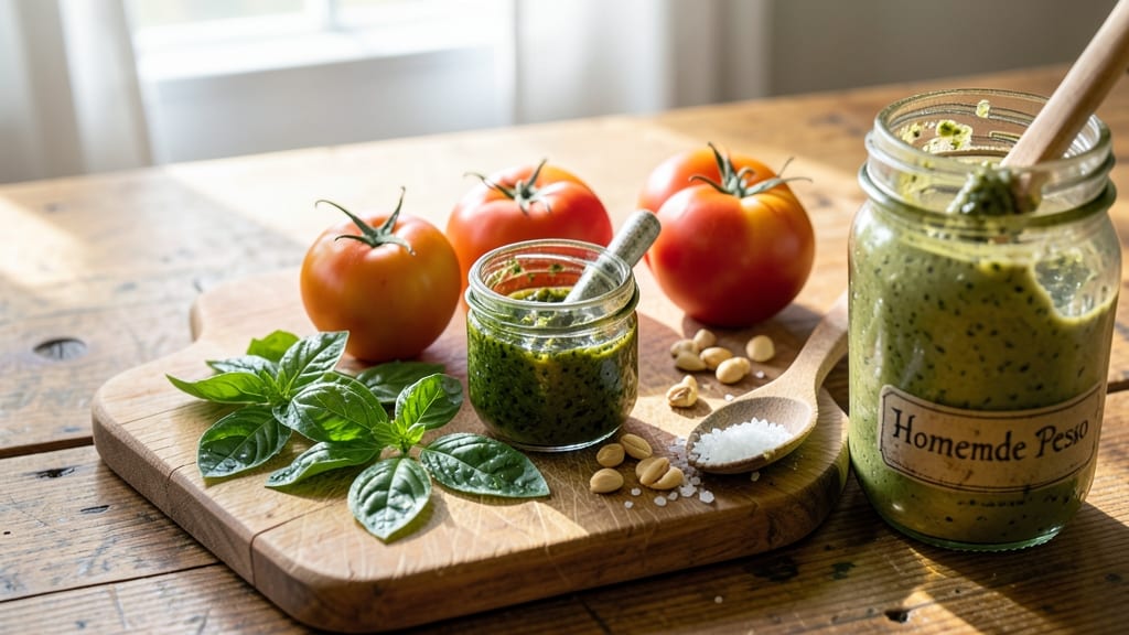DIY Basil Pesto Preservation Method