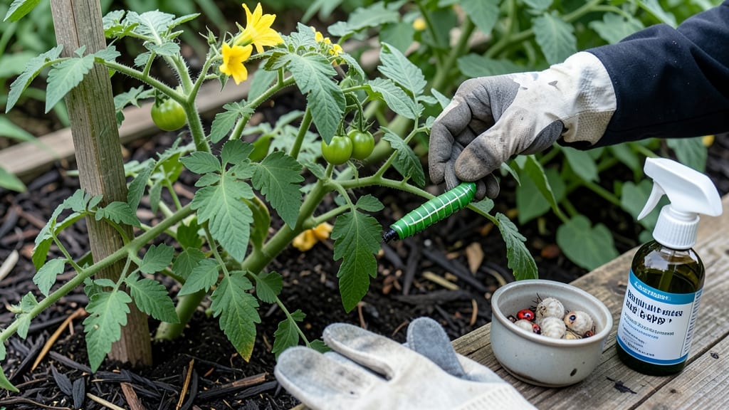 How to Treat Tomato Hornworms: Natural Pests Control Without Harming Plants