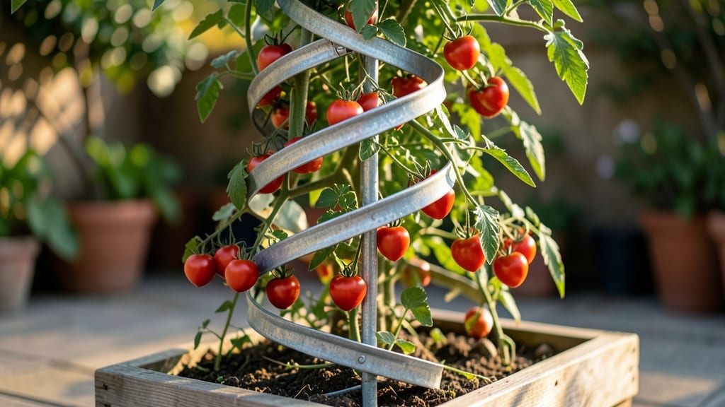 Spiral Tomato Tower Trellis