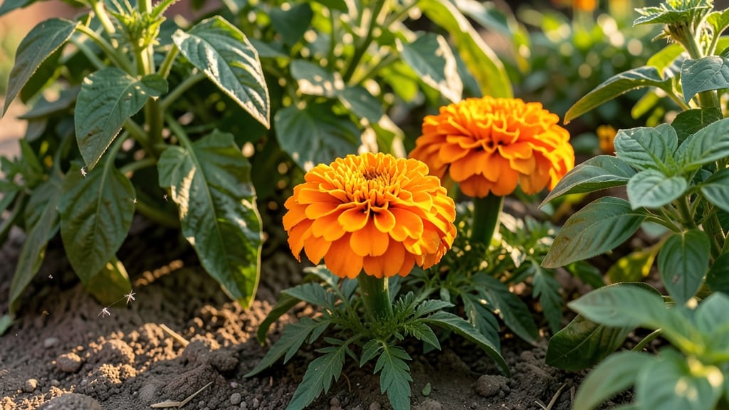 Companion Planting with Marigolds