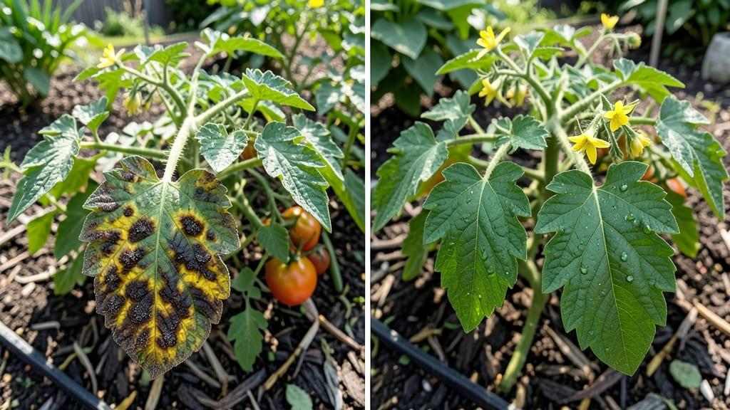 Brown Spots on Tomato Leaves: Fungal Blight Cure With Pruning and Spray