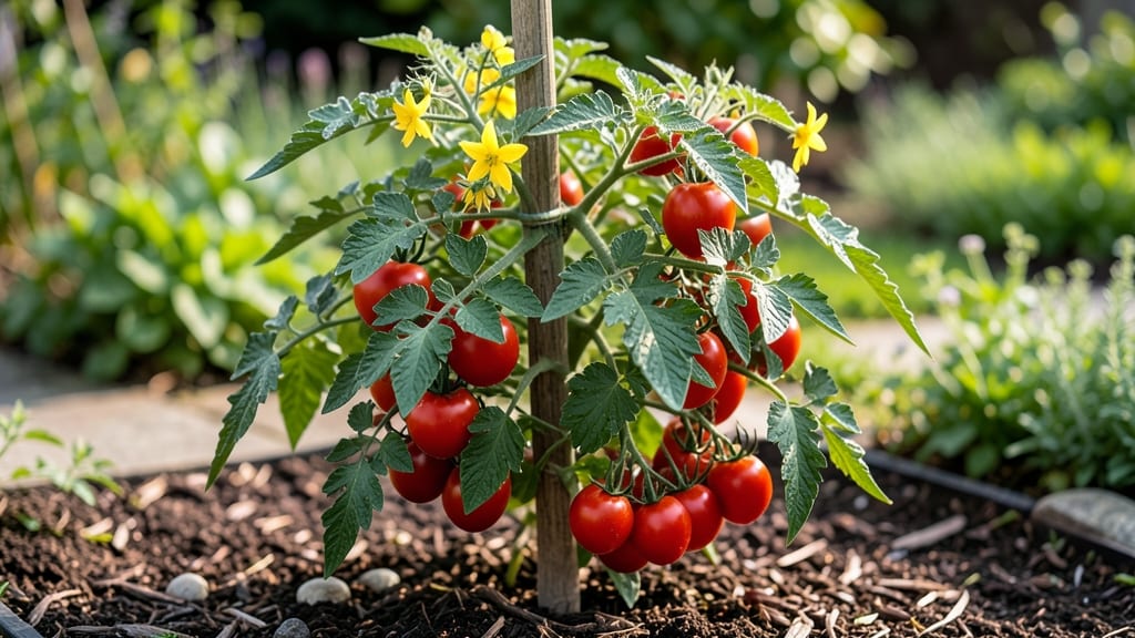 Celebrity Hybrid Tomato Plants: Towering Vines That Defy Wind and Pests