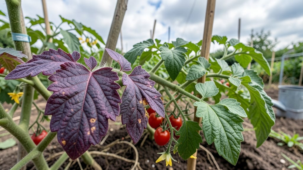 Purple Tomato Leaves: Revive Wilted Foliage in 24 Hours