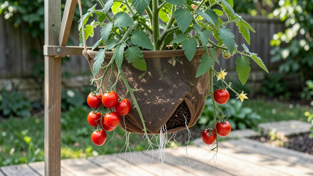 Topsy Turvy Upside Down Tomato Planter: Space-Saving Harvest in Containers