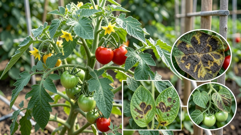 Spots on Tomato Leaves Pictures: Identify Common Diseases and Pests Fast
